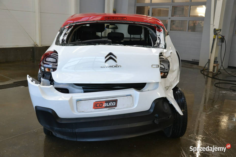Citroen C3 LIFTING 12 benzynka 82 ledy tablet 23651km Kęty