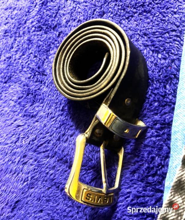 Kultowy Skórzany Pasek Levis Strauss Orginal USA Moda i Styl Poraj sprzedam