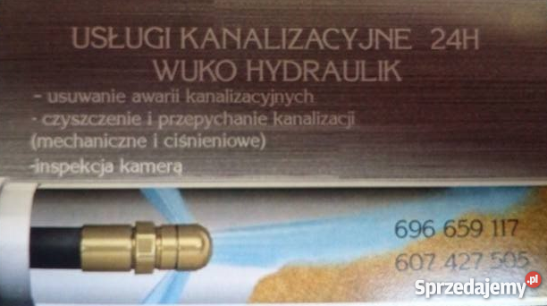 Hydraulik WUKO czyszczenie kanalizacji