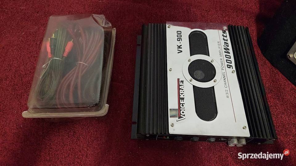 Zestaw skrzynia wzmacniacz kable małopolskie Chodów