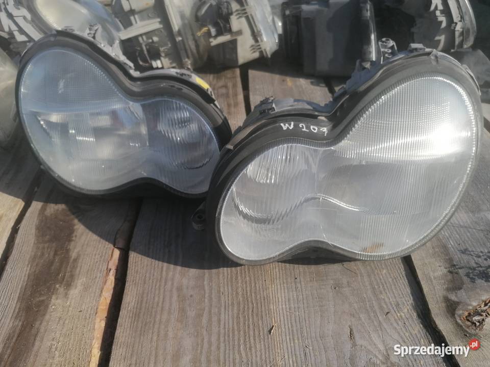 Lampy Przód Komplet Mercedes W203 osobowe Pogorzelec sprzedam