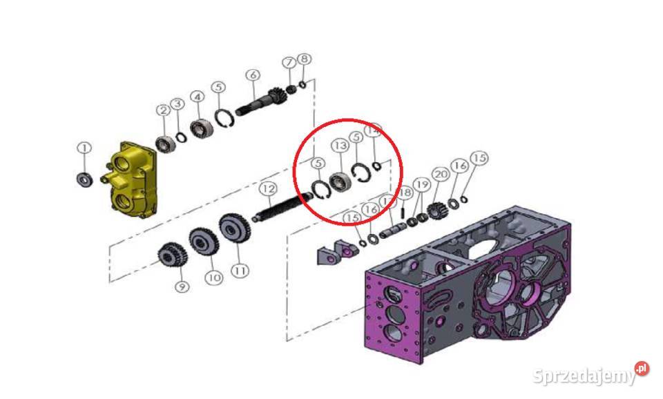 Pierścień segera wewnętrzny Mitsubishi VST Tajęcina