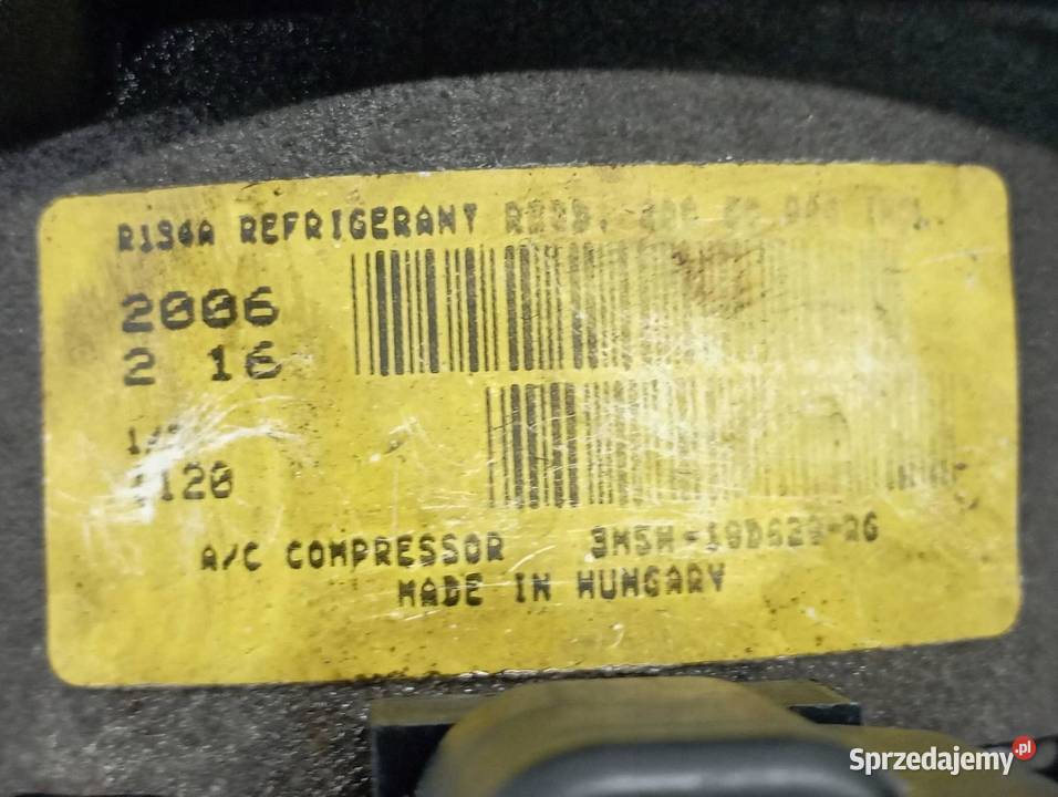 SPRĘŻARKA KLIMATYZACJI 3M5M19D629RG 18 16V Volvo