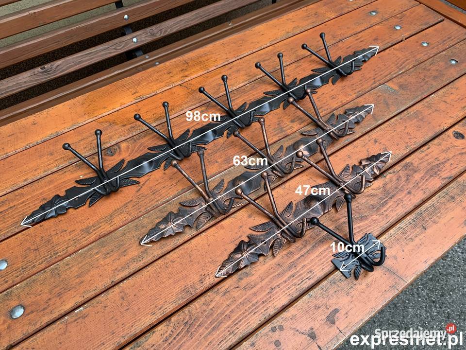 KUTY Wieszak na ubrania do przedpokoju Metalowy Opole