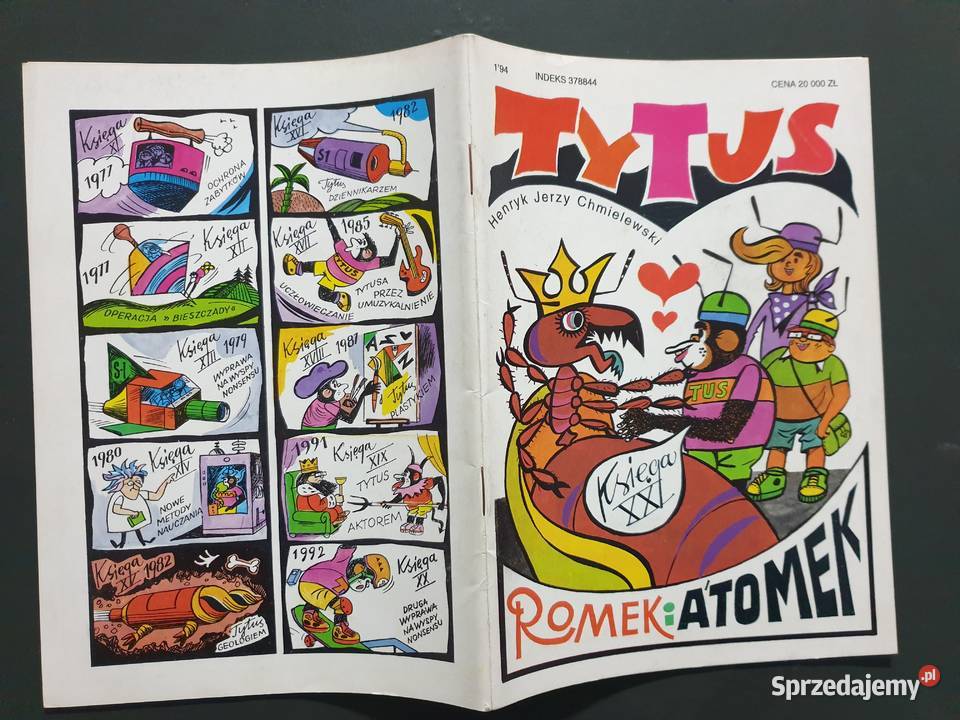 Tytus Romek i ATomek księga XXI wyd1 1994 pomorskie Gdynia