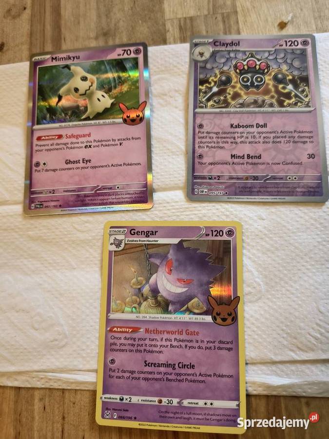 Pokemon Rózne Kartu Warszawa