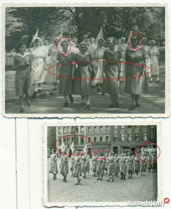 Obchód 1 Majowy 1959 Pochód Pielęgniarek Ostrów Wielkopolski