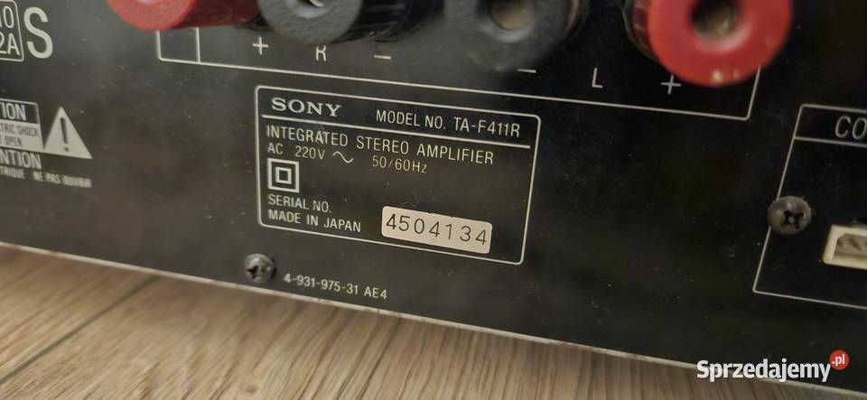 Wzmacniacz SONY TAF411R Dosin sprzedam