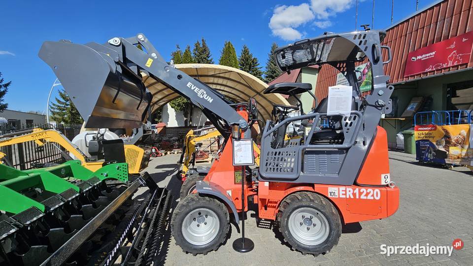 Ładowarka kołowa EVERUN ER 1220 silnik KUBOTA Ładowarki rolnicze Siemiatycze