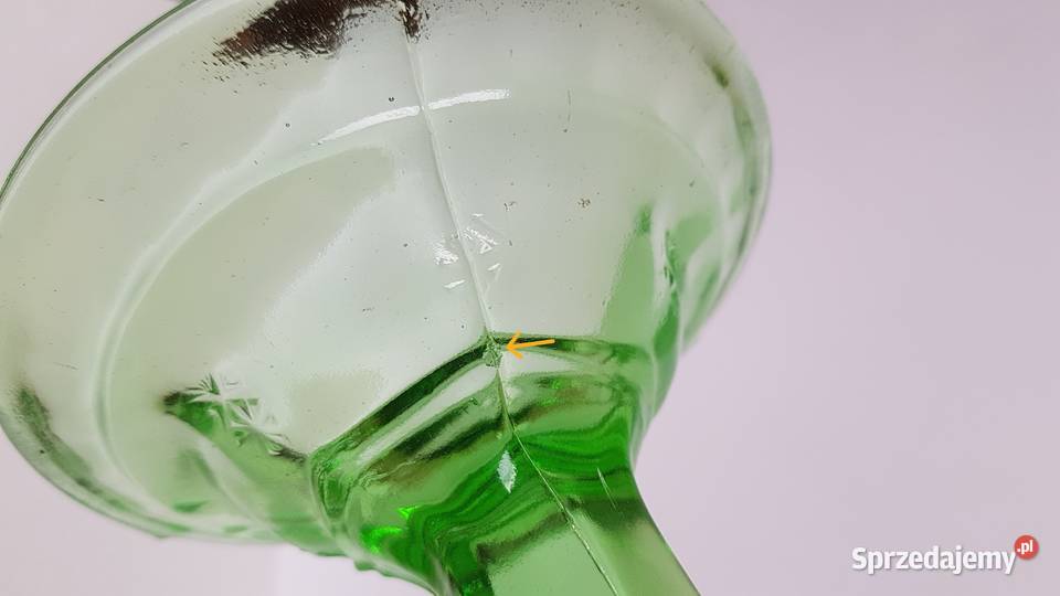 Owocarka kat 1172 Ząbkowice stare kolorowe szkło śląskie Dąbrowa Górnicza sprzedam