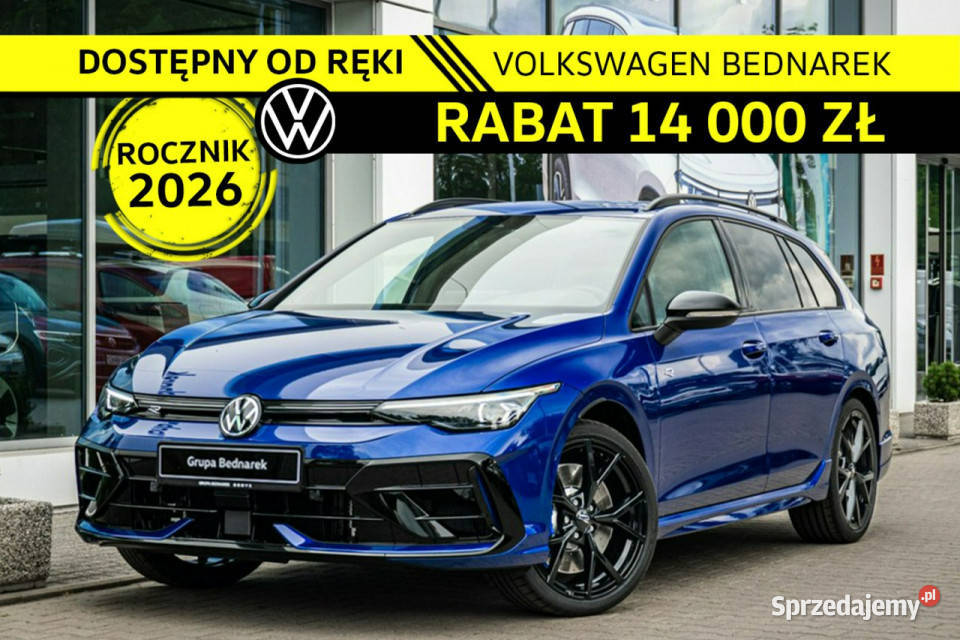 Volkswagen Golf Variant R 20 TSI 4Motion 333 DSG kurtyny powietrzne Łódź