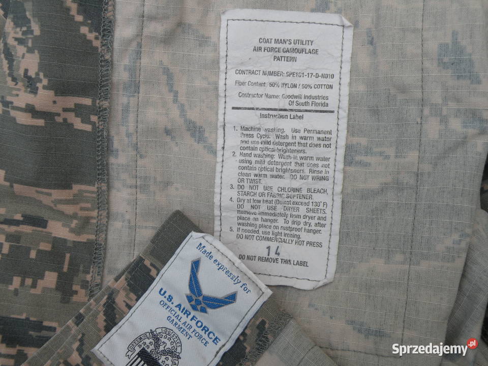 Bluza ABU tiger stripes 36XL ripstop Wrocław