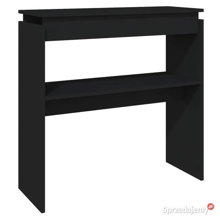 Stolik konsolowy czarna 80x30x80 materiał Meble sprzedam