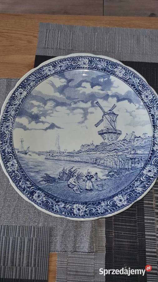 Talerz Dekoracyjny delfs boch Wola Podłężna