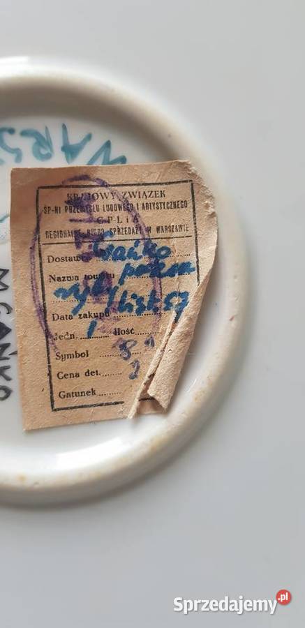 Patera talerz Kwiatogal MGanko Warszawa Orneta