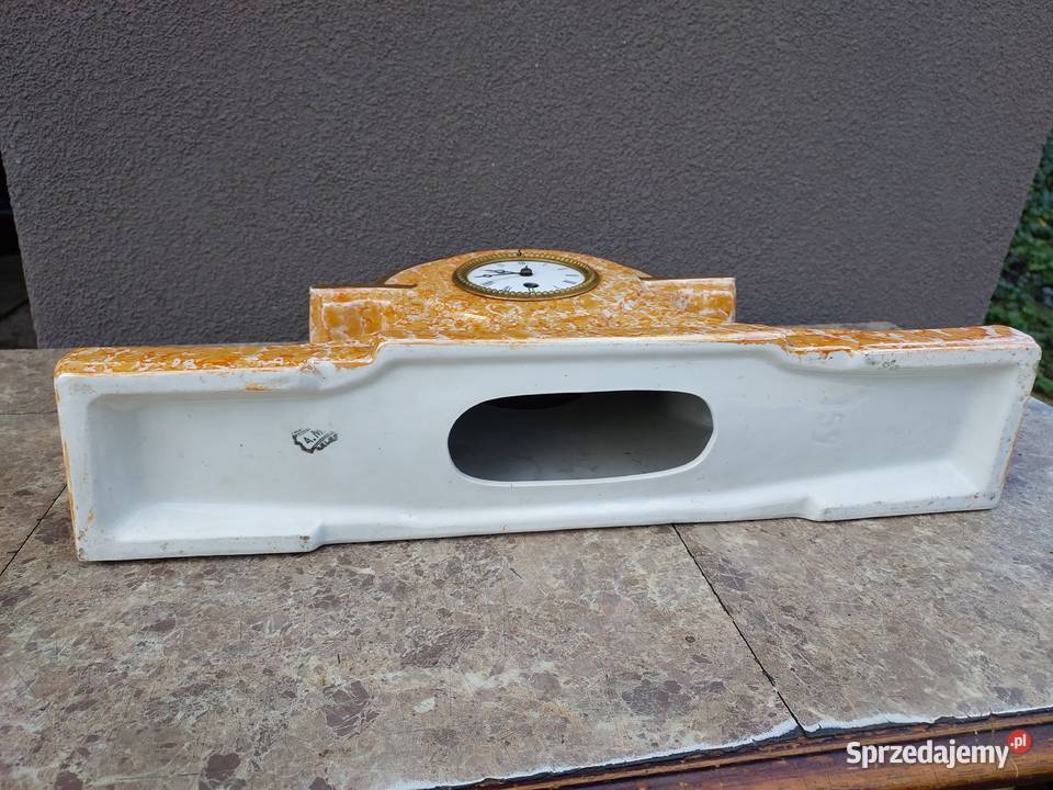 Stary zegar kominkowy mechanizm francuz chodzik