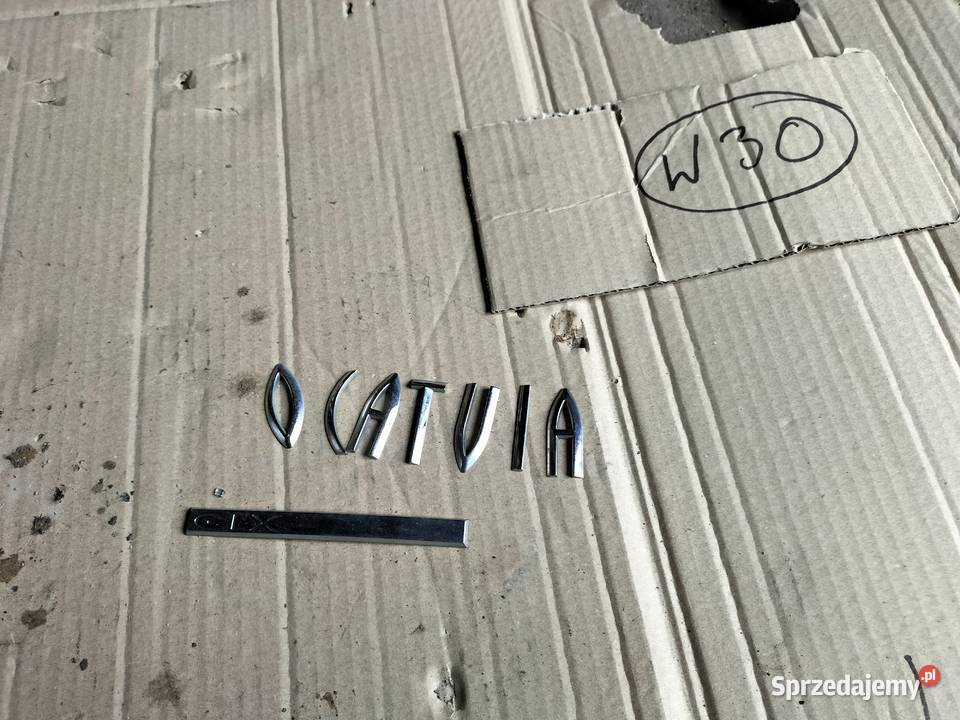 SKODA OCTAVIA 1 I NAPIS ZNACZEK EMBLEMAT osobowe