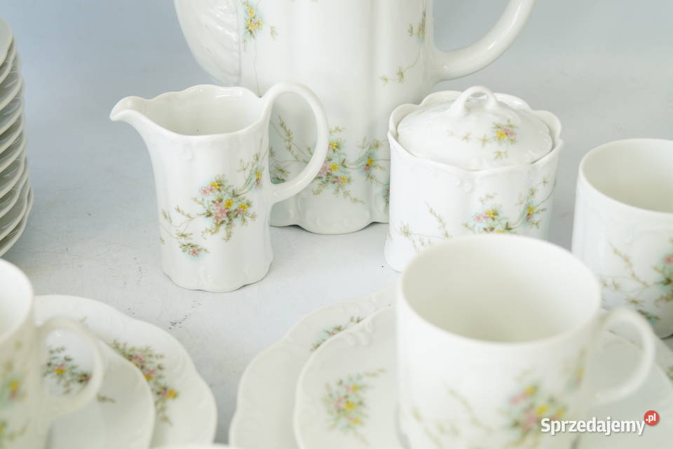 Rosenthal Monbijou Grune Ranke serwis kawowy do Antyki, Sztuka, Kolekcje