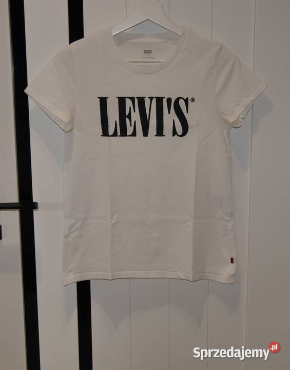 Levis świetna koszulka duże logo 34 XS Levi's Wrocław sprzedam