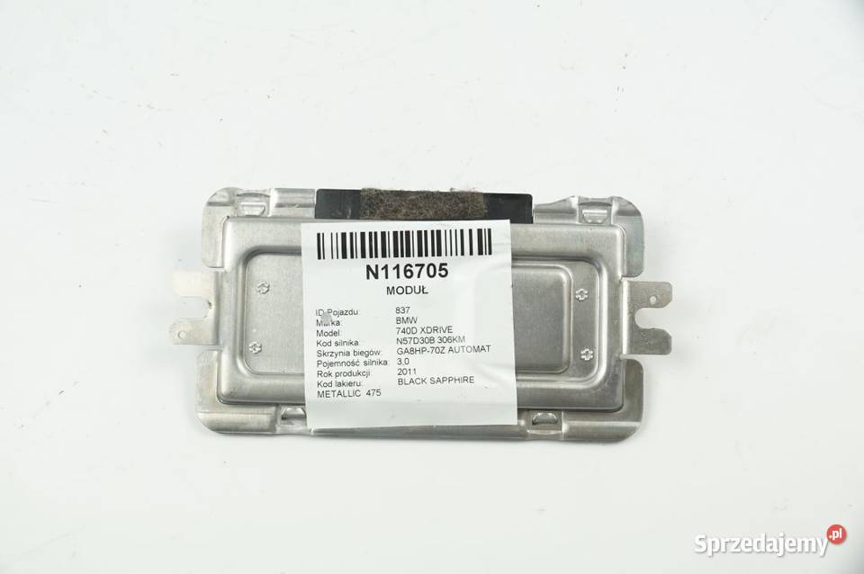 6855951 740D XDRIVE MODUŁ kujawsko-pomorskie Lipno