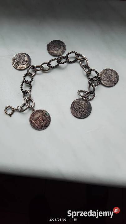 Bransoletka Vintage z motywami Rzymu Nakło nad Notecią