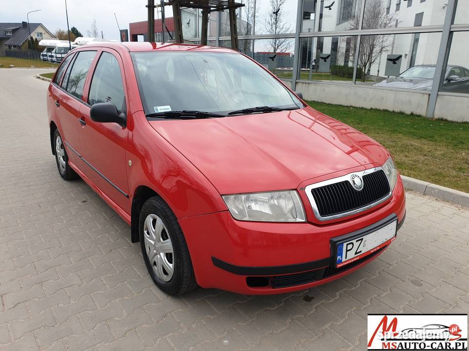 koda Fabia 12 BenzynaLPG 2003 Kombi Klima Rok produkcji 2003 Poznań