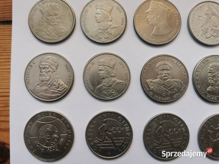 Monety PRL 22 sztuki pomorskie