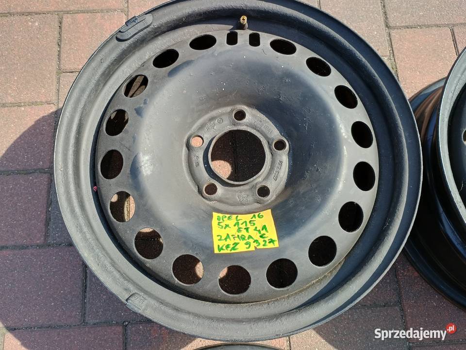 Felgi stalowe R16 Opel Zafira C Astra J 5x115 Średnica 16" Witkowo