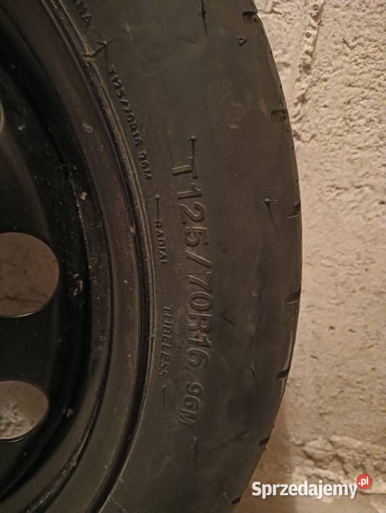 Koło dojazdowe Seat Altea 16 Złotoryja