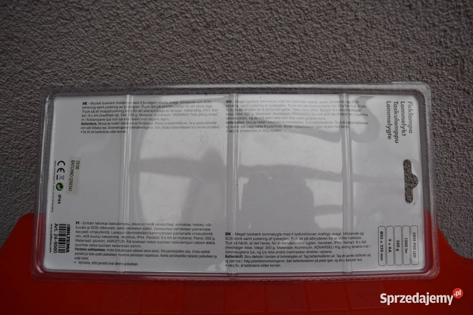 Latarka LED Baterie 9x AAOkazja Olsztyn Dajtki
