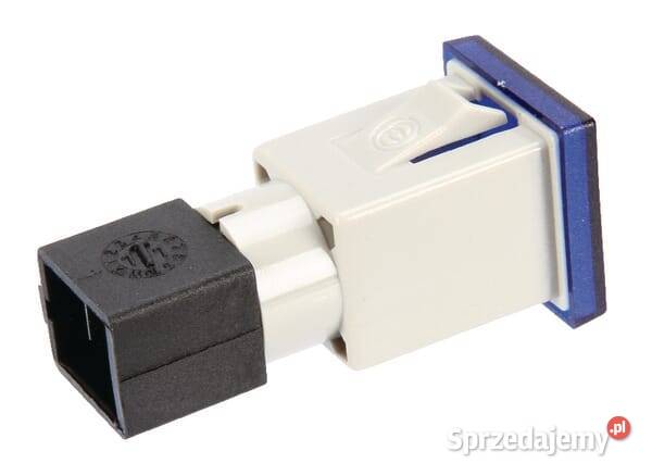 Kontrolka kwadratowa 1224V niebieska przykręcana Kamionna