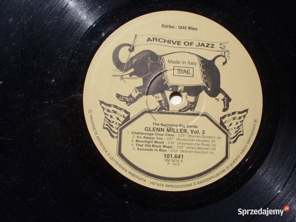 JAZZ LP GLENN MILLER VOL 3 193942 1974 Wołów