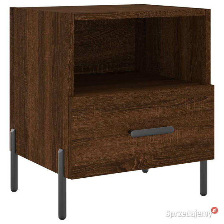 Szafki nocne 2 brązowy dąb 40x35x475 WM827467 Warszawa