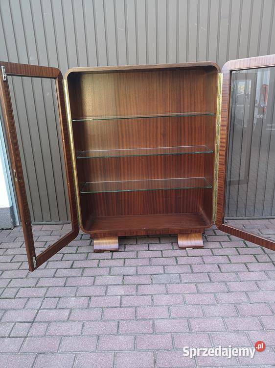 Witryna Biblioteka Serwantka ARTDECO Orzech Swarzędz