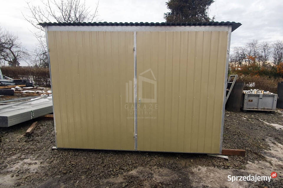 Garaż blaszany 3x5m II Gatunek blaszak na budowę