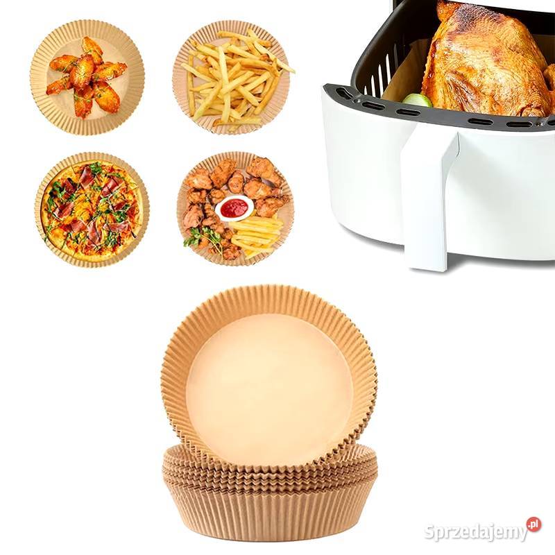 Tacki okrągłe papierowe do frytkownicy brązowy mazowieckie Płock