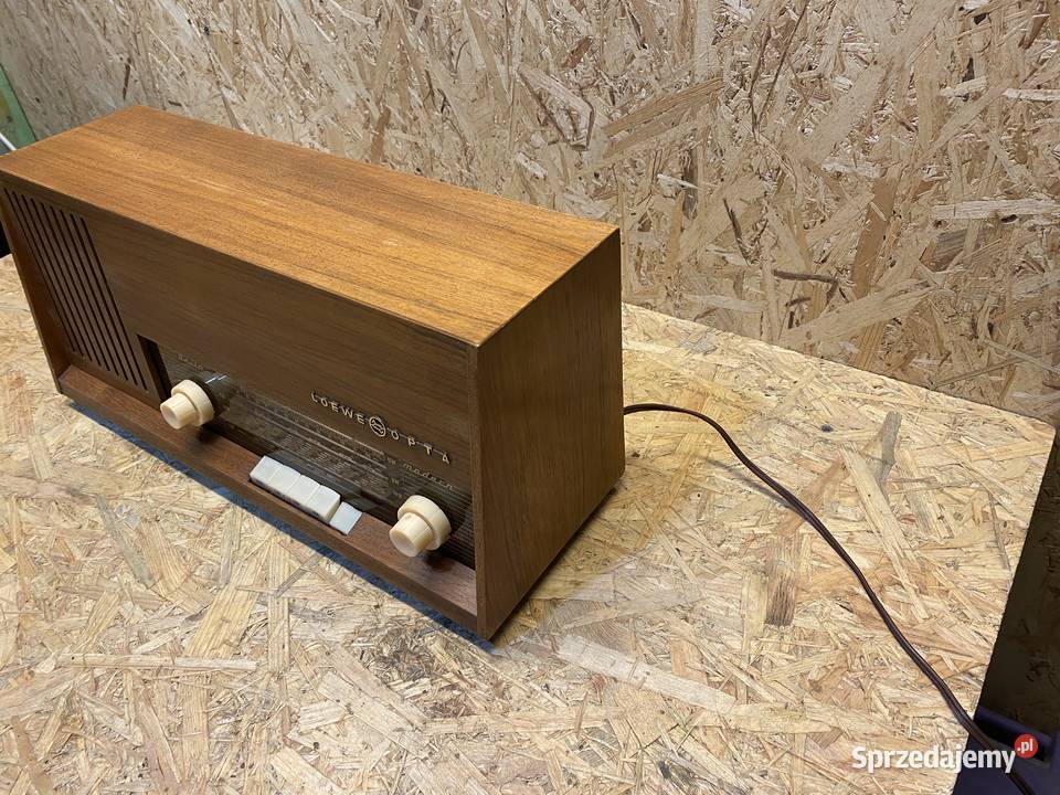 Radio lampowe Loewe Opta Bella Modern film Gałkowice-Ocin