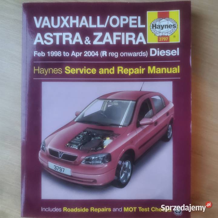 Książki Haynes 4 OpelVauxhall Astra Zafira Pb On Koło