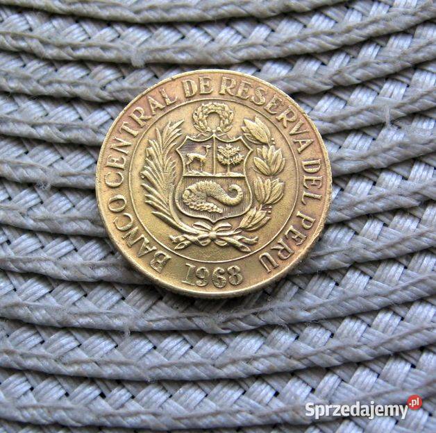 Peru 12 Sol 1968r Numizmatyka Kalisz
