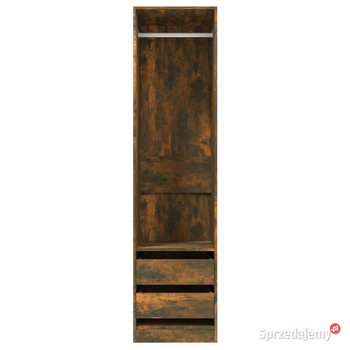 Szafa z szufladami przydymiony dąb 50x50x200 Szafy i garderoby