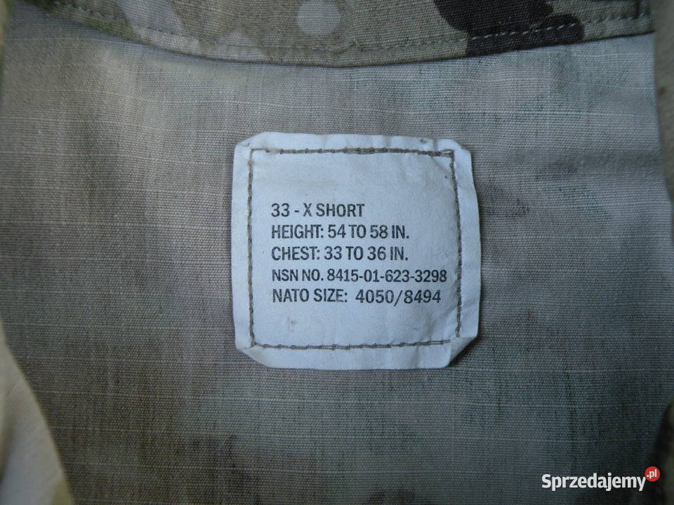 Bluza ACU multicam OCP 33 x short FEMALE 2 Wrocław sprzedam
