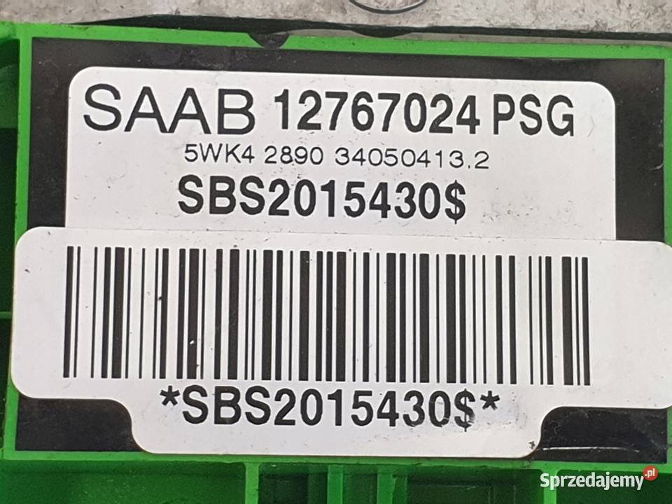 Saab 95 SENSOR CZUJNIK uderzenia UDERZENIOWY Chełm