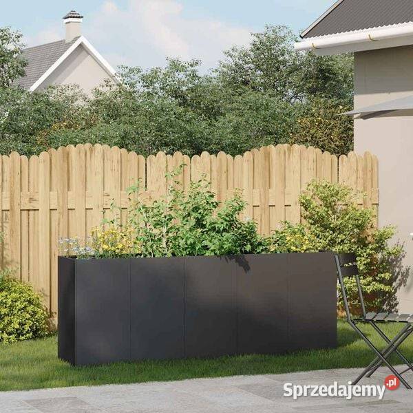 vidaXL Donica czarna 200x40x80 SKU860724 Warszawa