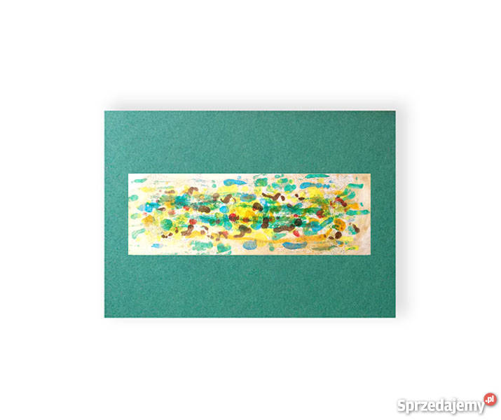 abstrakcyjny rysunek minimalizm obraz minimalizm odcienie zieleni Opole