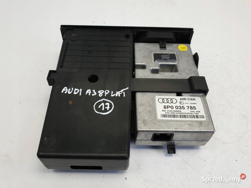 Audi A3 8P II lift MODUŁ INTERFACE 8P0035785 mmi Sprzęt audio fabryczny Rudka