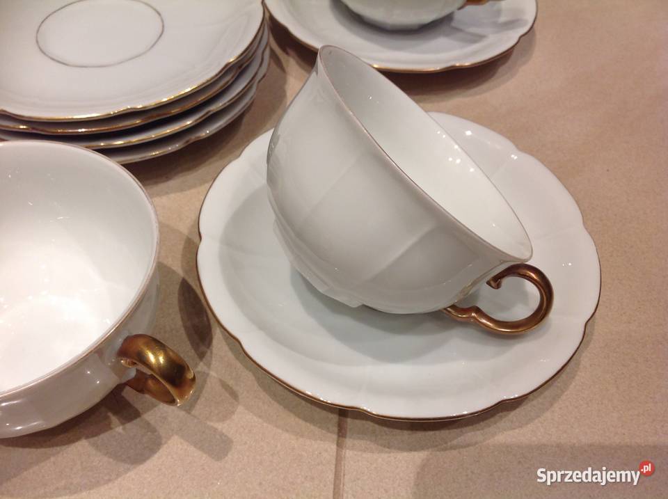 Filiżanki z Podstawkiem Stara Porcelana Arzberg