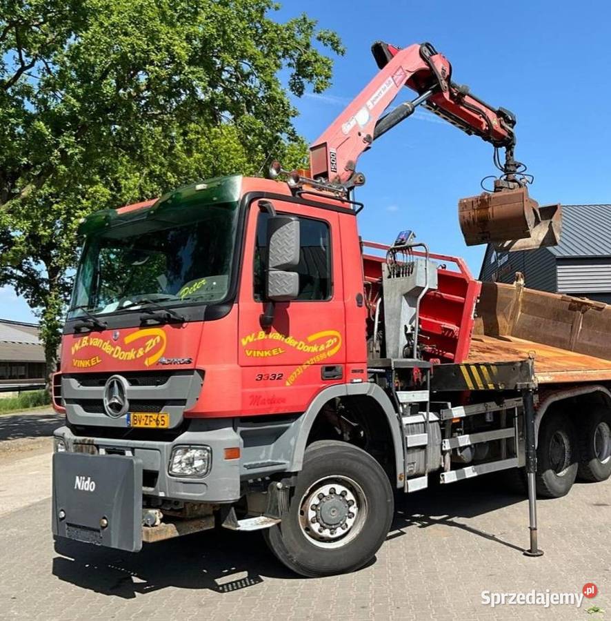 Wywrotka 6x6 bordmatic z dzwigiem Mercedes diesel Motoryzacja sprzedam