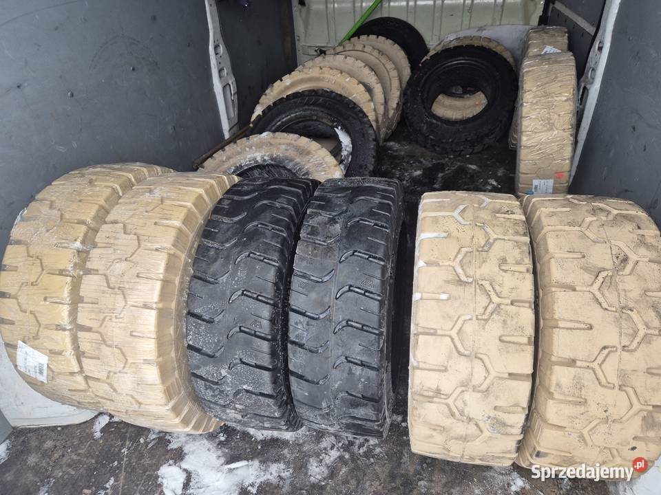 Opony wózek widłowy 28x9x15 Siedlce sprzedam
