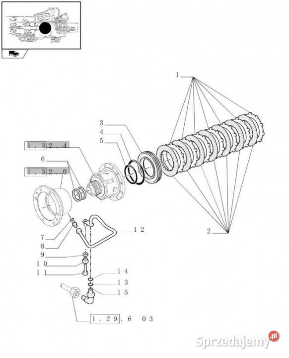 Holland T6010 T6090 T6070 Tłok 5162536 Jastrzębniki sprzedam