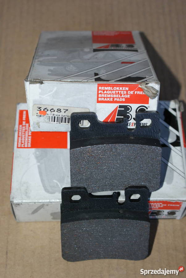 36687 ABS KLOCKI HAMULC MERCEDES W124W202 TYŁ Białobrzegi